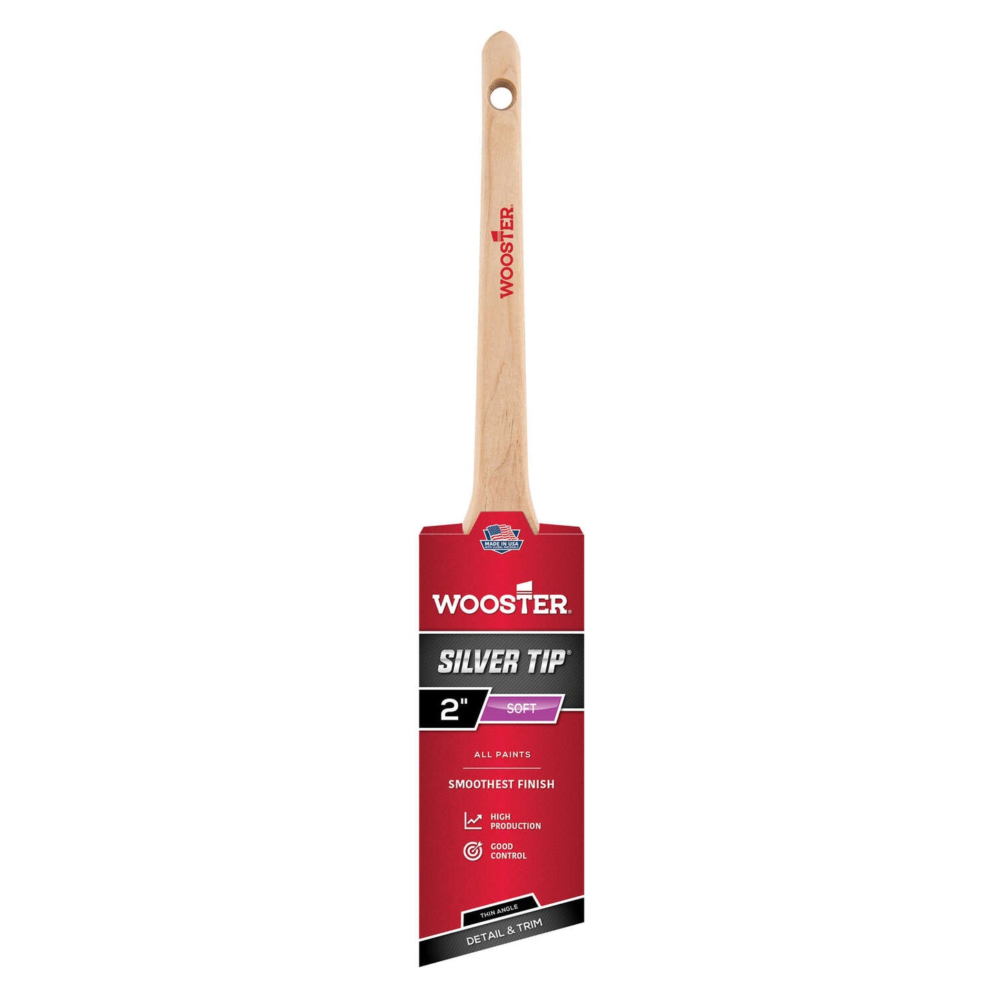 WOOSTER 2" SILVER TIP ANGLE SASH PAINT BRUSH 5224