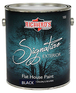 RICHARD'S SIGNATURE INT/EXT BLACK FLAT GALLON