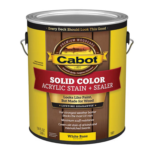 Cabot Solid Exterior Acrylic Stain & Sealer