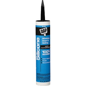 Dap 100% Silicone Black 9.8 oz