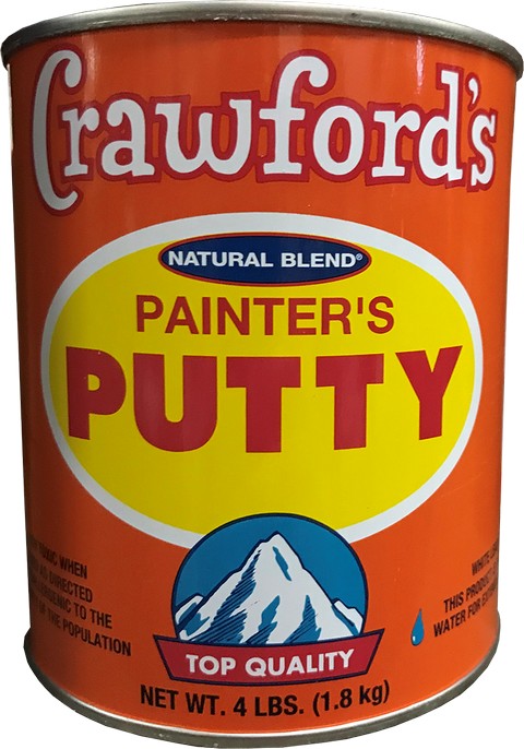 Crawfords 31604 Natural Blend Painters Putty QUART