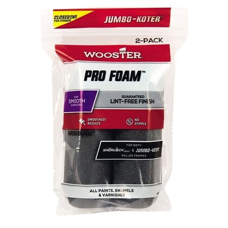 WOOSTER JUMBO-KOTER PRO FOAM  CLOSED END ROLLER COVERS 4 1/2" RR308