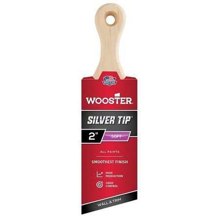 WOOSTER 2" SILVER TIP SHORT CUT PAINT BRUSH 5225