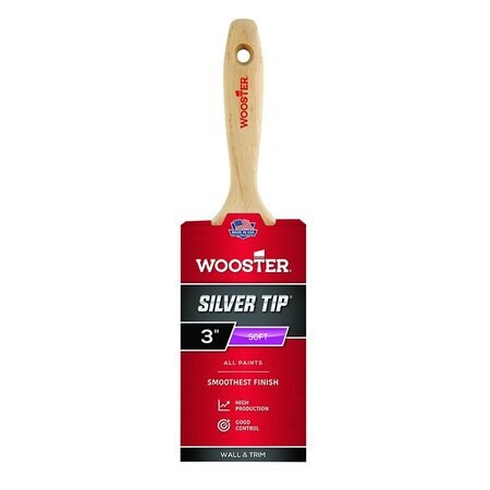 WOOSTER 3" SILVER TIP SOFT BRISTLE PAINT BRUSH 5223